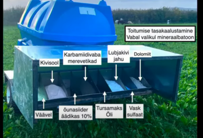 Näide mineraalibaarist karjamaadele. Foto ettekandest