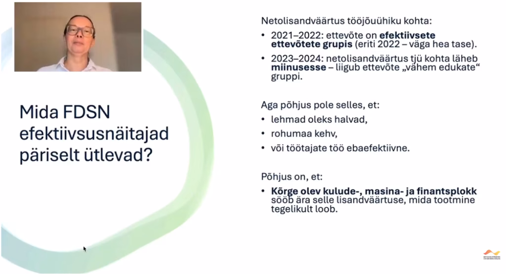 Slaid: Mida FSDN efektiivusväitajad päriselt ütlevad?