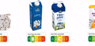 Nutriscore märgistsusest eri pakenditel