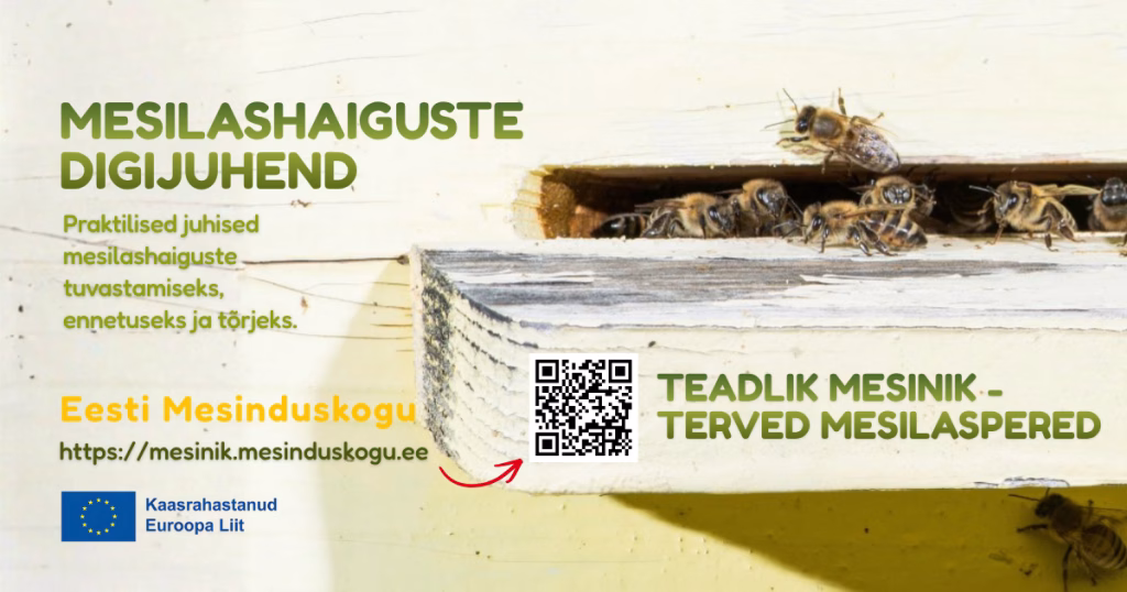 plakat mesilashaiguste digijuhendi juurde